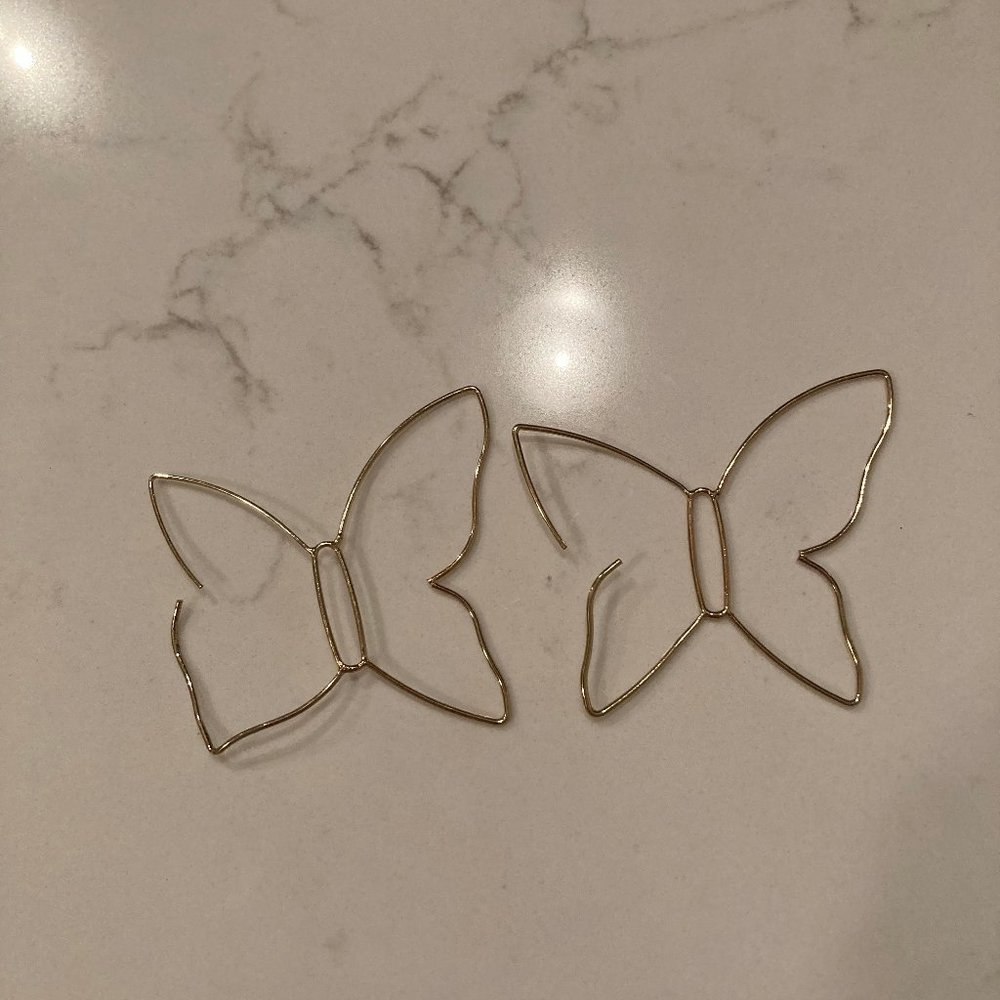 Butterfly Wire Earrings